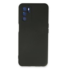 Oppo A16 Kılıf Nano içi Kadife Silikon - Siyah