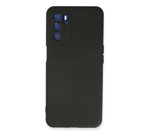Oppo A16 Kılıf Nano içi Kadife Silikon - Siyah Oppo A16 Kılıf Nano içi Kadife Silikon - Siyah