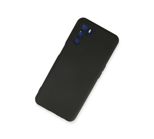 Oppo A16 Kılıf Nano içi Kadife Silikon - Siyah Oppo A16 Kılıf Nano içi Kadife Silikon - Siyah