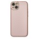 iPhone 13 Kılıf Coco Karbon Silikon - Pembe