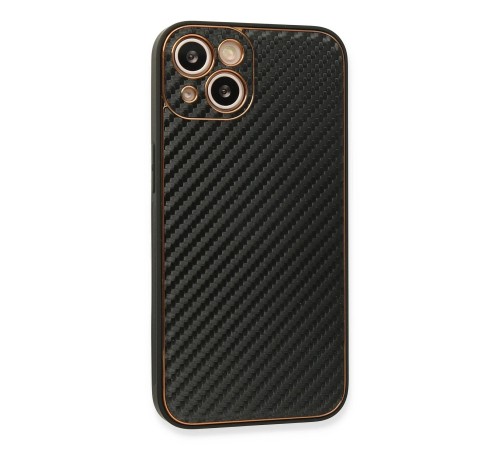 iPhone 13 Kılıf Coco Karbon Silikon - Siyah iPhone 13 Kılıf Coco Karbon Silikon - Siyah