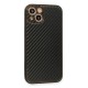 iPhone 13 Kılıf Coco Karbon Silikon - Siyah