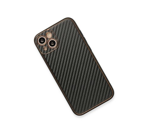 iPhone 13 Kılıf Coco Karbon Silikon - Siyah iPhone 13 Kılıf Coco Karbon Silikon - Siyah