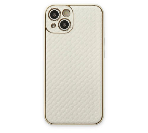 iPhone 13 Kılıf Coco Karbon Silikon - Beyaz iPhone 13 Kılıf Coco Karbon Silikon - Beyaz