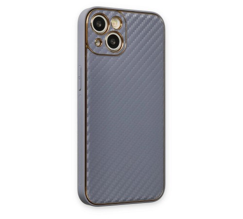 iPhone 13 Kılıf Coco Karbon Silikon - Gri iPhone 13 Kılıf Coco Karbon Silikon - Gri