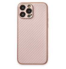 iPhone 13 Pro Kılıf Coco Karbon Silikon - Pembe