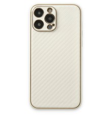 iPhone 13 Pro Kılıf Coco Karbon Silikon - Beyaz