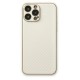 iPhone 13 Pro Kılıf Coco Karbon Silikon - Beyaz