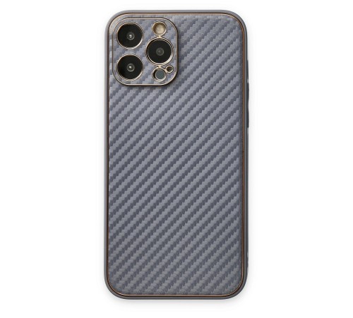 iPhone 13 Pro Kılıf Coco Karbon Silikon - Gri iPhone 13 Pro Kılıf Coco Karbon Silikon - Gri