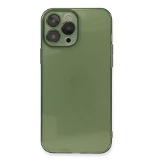 iPhone 13 Pro Max Kılıf Fly Lens Silikon - Yeşil