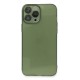 iPhone 13 Pro Max Kılıf Fly Lens Silikon - Yeşil