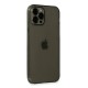 iPhone 12 Pro Kılıf Fly Lens Silikon - Siyah