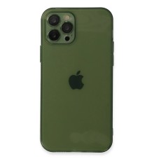 iPhone 12 Pro Kılıf Fly Lens Silikon - Yeşil