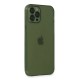 iPhone 12 Pro Kılıf Fly Lens Silikon - Yeşil