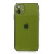 iPhone 12 Kılıf Fly Lens Silikon - Yeşil