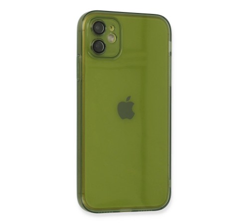 iPhone 12 Kılıf Fly Lens Silikon - Yeşil iPhone 12 Kılıf Fly Lens Silikon - Yeşil