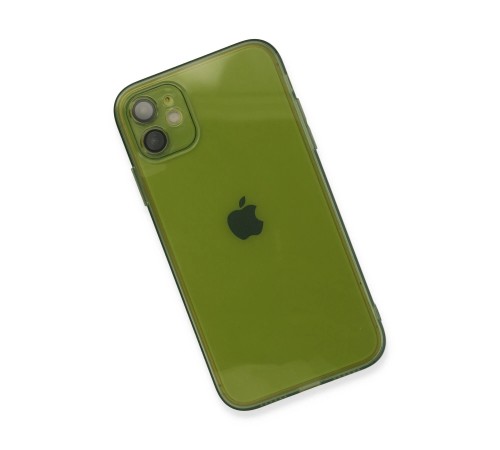 iPhone 12 Kılıf Fly Lens Silikon - Yeşil iPhone 12 Kılıf Fly Lens Silikon - Yeşil