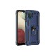 Samsung Galaxy A22 Kılıf Sofya Yüzüklü Silikon Kapak - Lacivert