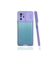 Xiaomi Poco X3 GT Kılıf Platin Kamera Koruma Silikon - Lila