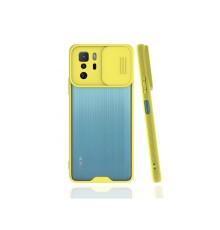 Xiaomi Poco X3 GT Kılıf Platin Kamera Koruma Silikon - Sarı