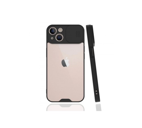 iPhone 13 Kılıf Platin Kamera Koruma Silikon - Siyah iPhone 13 Kılıf Platin Kamera Koruma Silikon - Siyah