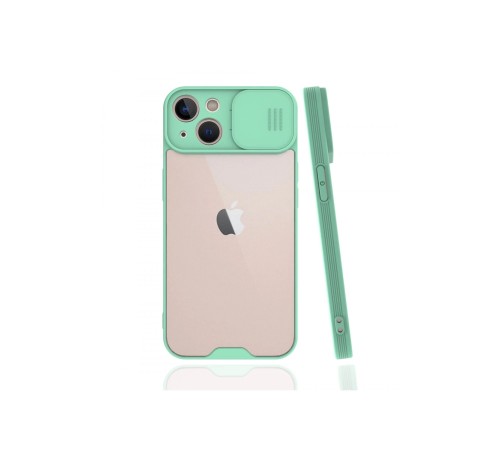 iPhone 13 Mini Kılıf Platin Kamera Koruma Silikon - Açık Yeşil iPhone 13 Mini Kılıf Platin Kamera Koruma Silikon - Açık Yeşil