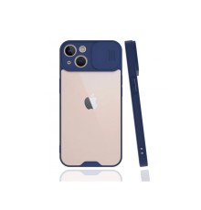 iPhone 13 Mini Kılıf Platin Kamera Koruma Silikon - Lacivert