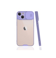 iPhone 13 Mini Kılıf Platin Kamera Koruma Silikon - Lila