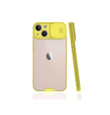 iPhone 13 Mini Kılıf Platin Kamera Koruma Silikon - Sarı