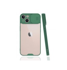 iPhone 13 Mini Kılıf Platin Kamera Koruma Silikon - Yeşil