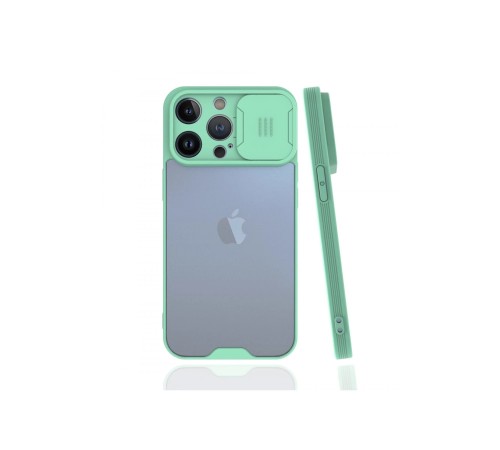 iPhone 13 Pro Kılıf Platin Kamera Koruma Silikon - Açık Yeşil iPhone 13 Pro Kılıf Platin Kamera Koruma Silikon - Açık Yeşil