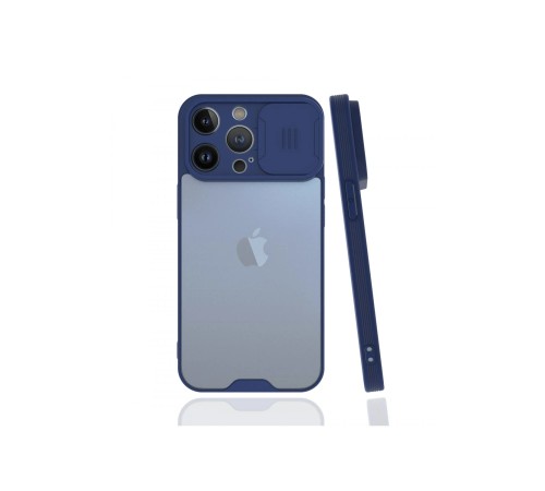 iPhone 13 Pro Kılıf Platin Kamera Koruma Silikon - Lacivert iPhone 13 Pro Kılıf Platin Kamera Koruma Silikon - Lacivert