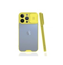 iPhone 13 Pro Kılıf Platin Kamera Koruma Silikon - Sarı