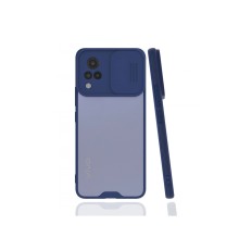 Vivo V21 Kılıf Platin Kamera Koruma Silikon - Lacivert