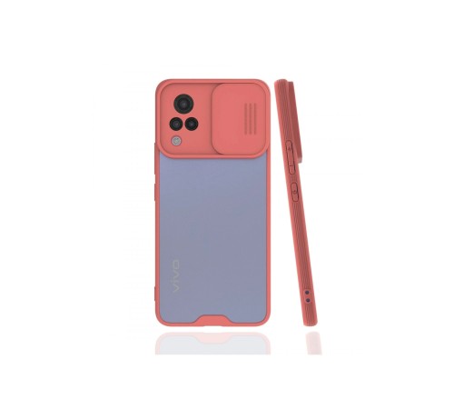 Vivo V21 Kılıf Platin Kamera Koruma Silikon - Pembe Vivo V21 Kılıf Platin Kamera Koruma Silikon - Pembe