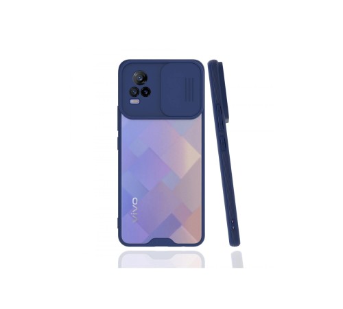 Vivo V21e Kılıf Platin Kamera Koruma Silikon - Lacivert Vivo V21e Kılıf Platin Kamera Koruma Silikon - Lacivert