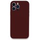 iPhone 13 Pro Kılıf Lansman Legant Silikon - Bordo