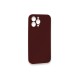 iPhone 13 Pro Kılıf Lansman Legant Silikon - Bordo
