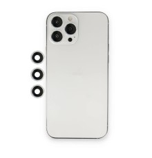 iPhone 13 Pro Max Shine Kamera Lens - Gümüş