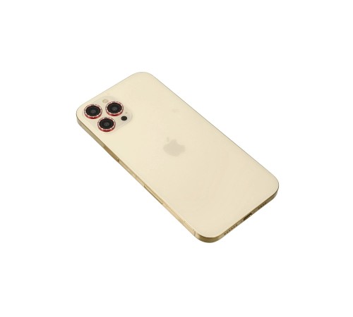 iPhone 12 Pro Max Diamond Kamera Lens - Kırmızı iPhone 12 Pro Max Diamond Kamera Lens - Kırmızı