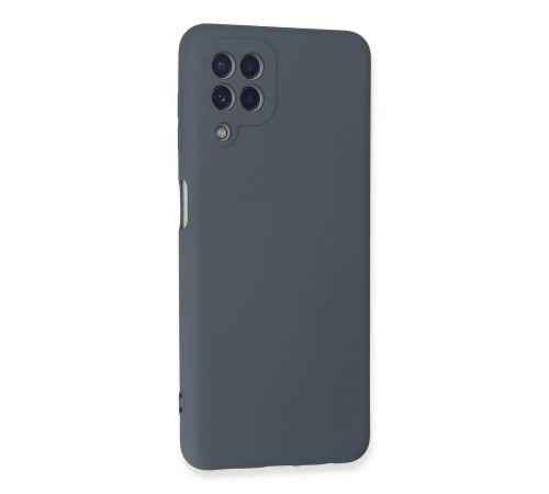 Samsung Galaxy A22 Kılıf Nano içi Kadife Silikon - Gri Samsung Galaxy A22 Kılıf Nano içi Kadife Silikon - Gri