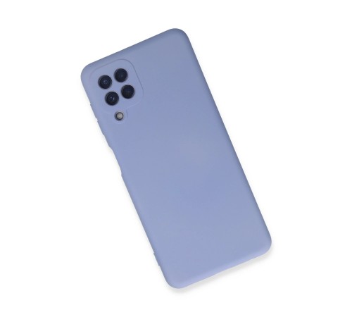 Samsung Galaxy A22 Kılıf Nano içi Kadife Silikon - Lila Samsung Galaxy A22 Kılıf Nano içi Kadife Silikon - Lila