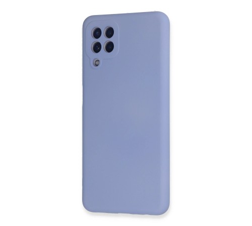 Samsung Galaxy A22 Kılıf Nano içi Kadife Silikon - Lila Samsung Galaxy A22 Kılıf Nano içi Kadife Silikon - Lila