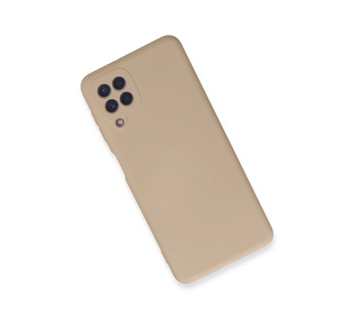 Samsung Galaxy A22 Kılıf Nano içi Kadife Silikon - Pudra Samsung Galaxy A22 Kılıf Nano içi Kadife Silikon - Pudra
