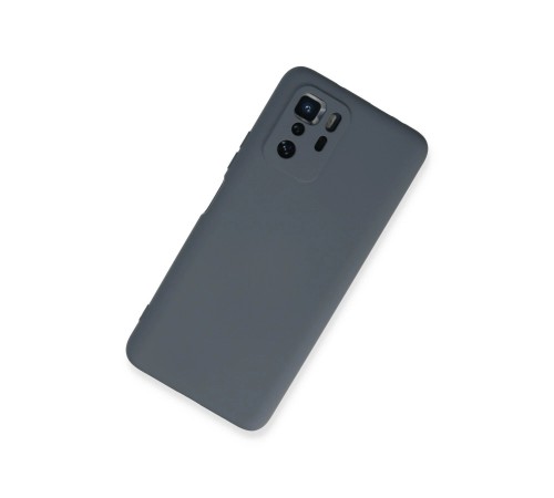 Xiaomi Poco X3 GT Kılıf Nano içi Kadife Silikon - Gri Xiaomi Poco X3 GT Kılıf Nano içi Kadife Silikon - Gri
