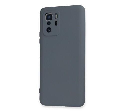 Xiaomi Poco X3 GT Kılıf Nano içi Kadife Silikon - Gri Xiaomi Poco X3 GT Kılıf Nano içi Kadife Silikon - Gri