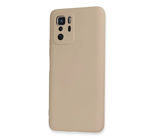 Xiaomi Poco X3 GT Kılıf Nano içi Kadife Silikon - Pudra Xiaomi Poco X3 GT Kılıf Nano içi Kadife Silikon - Pudra