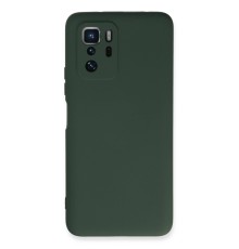 Xiaomi Poco X3 GT Kılıf Nano içi Kadife Silikon - Koyu Yeşil