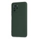 Xiaomi Poco X3 GT Kılıf Nano içi Kadife Silikon - Koyu Yeşil