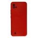 Realme C11 2021 Kılıf Nano içi Kadife Silikon - Kırmızı